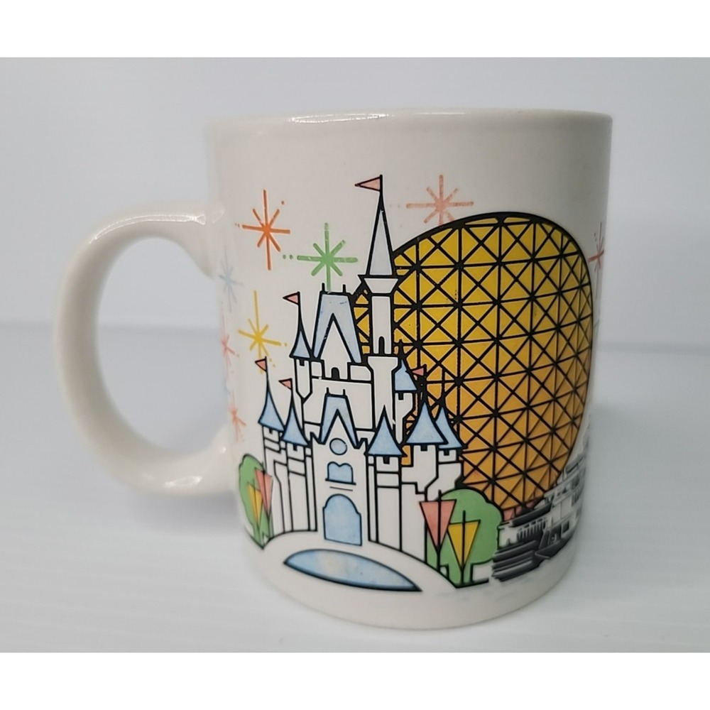 Vintage Walt Disney World Mickey Mouse Ceramic Cup SUSIE Monogram Name Mug Epcot - Picture 3 of 8